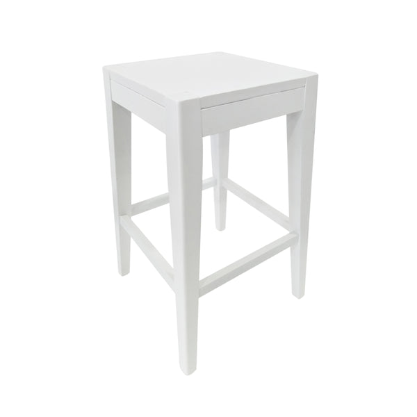 English Elm Christopher Knight Home® - COUNTER White Fabric Counter Stool Set of 2 — Farmhouse Handcrafted Wooden Look, 25.75"H, Easy Assembly 64541.00WHI