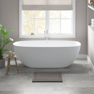 JLA Home Madison Park Signature - 100% Cotton Plush Tufted 3000 GSM Reversible Bath Rug - Spa-Soft, OEKO-TEX Certified, Machine Washable Charcoal MPS72-571