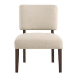 OSP Home Furnishings Jasmine Accent Chair Cream