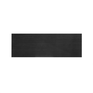 English Elm Trexm Retro Modern Console Table Two Drawers Geometric Matte Black Gold Entryway N715P227910B