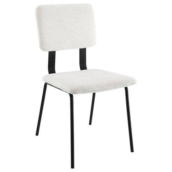 English Elm Darby Pu Leather Dining Side Chairs Set of 2 with Chrome Frame Modern Kitchen B062P440462
