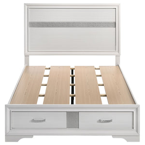 English Elm Urbana White Full Storage Panel Bed - Timeless Design With Hidden Drawers For Smart Bedroom Organization B062S00685-GIGA