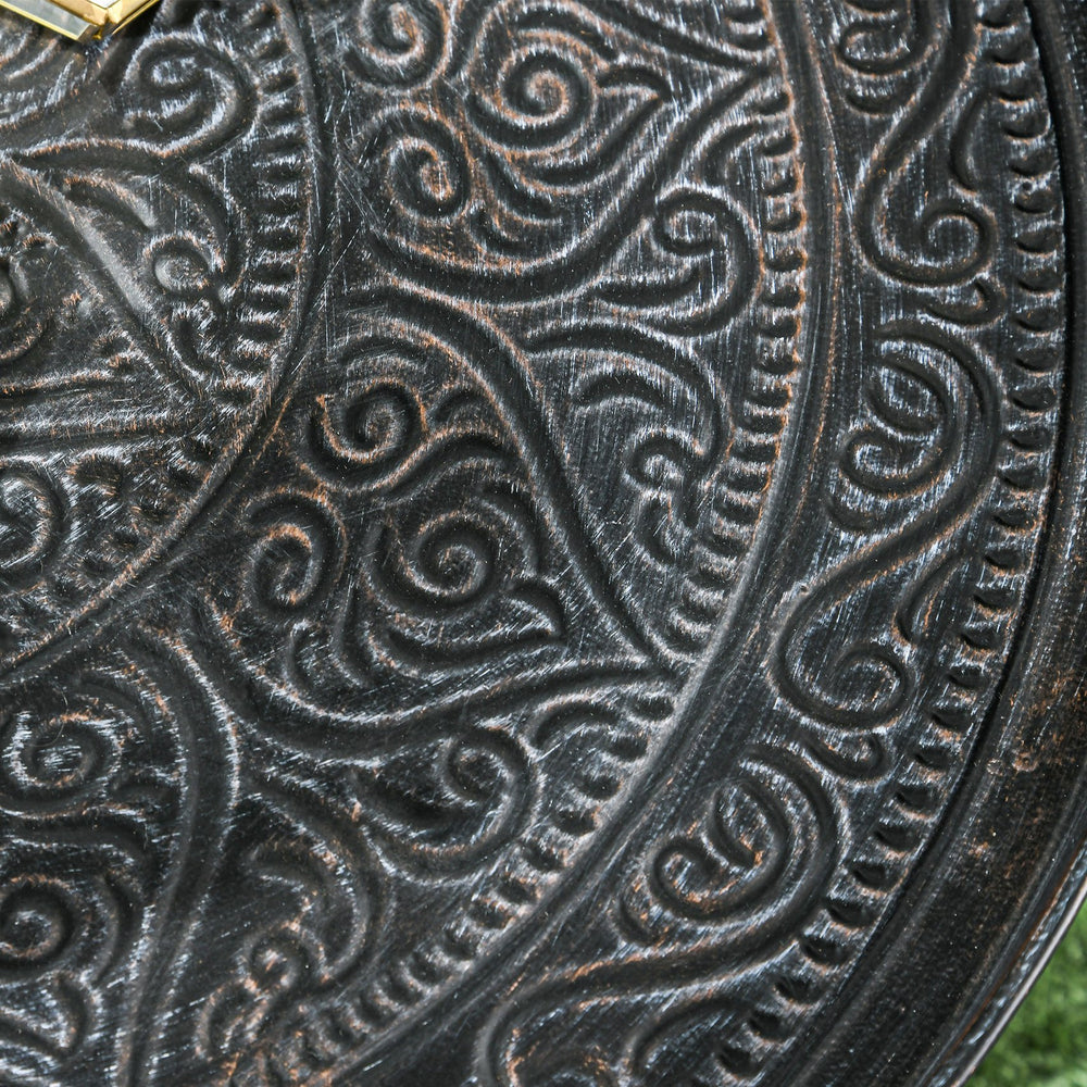 English Elm HOMCOM Elegant 2-Tier Console Table with Lower Shelf and X Frame, Space-Saving Entryway Accent Table Pewter W2225P217439