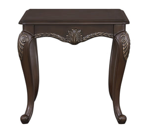 English Elm Pierce 5-Piece Living Room Set In Beige Fabric & Cherry Finish: Elegant Comfort For Every Home B2726S00283-GIGA