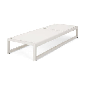English Elm Christopher Knight Home® - MODESTA Chaise Lounge Set with Rust‑Resistant Aluminum Frame, Breathable Mesh, 5‑Position Adjustable Comfort White 62397.00WHIMP2
