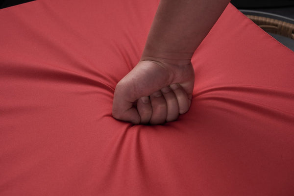 English Elm Outdoor Modular Wicker Sectional Patio Sofa Set for 2 Durable PE Rattan Steel Frame Comfortable Seating Grey+Red W874S00072