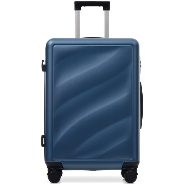 English Elm Luggage 3 Piece Hardshell Abs Set with Spinner Wheels Tsa Lock Travel Ready Dark Blue N730P304620C
