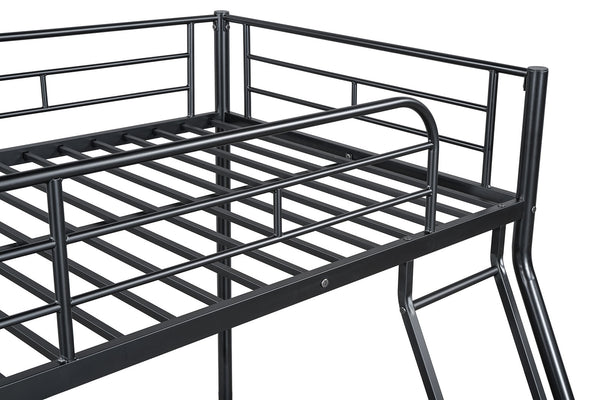 English Elm Twin Arch Slat Bunk Bed with Patented Insert & Lock Joint System — Sturdy Transitional Style, Space-Saving Design Black 14 L x 77 W x 8 H B2741P347852