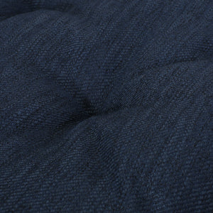 English Elm Pet Bed with Tufted Cushion Solid Birch Turned Legs Upholstered Living Room Sofa Style Navy Blue 72913.00NBLU