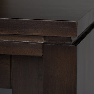 English Elm Cosmopolitan Media Stand - Elegant Mahogany Brown Tv Console For Organized Living Room Style B136P159522