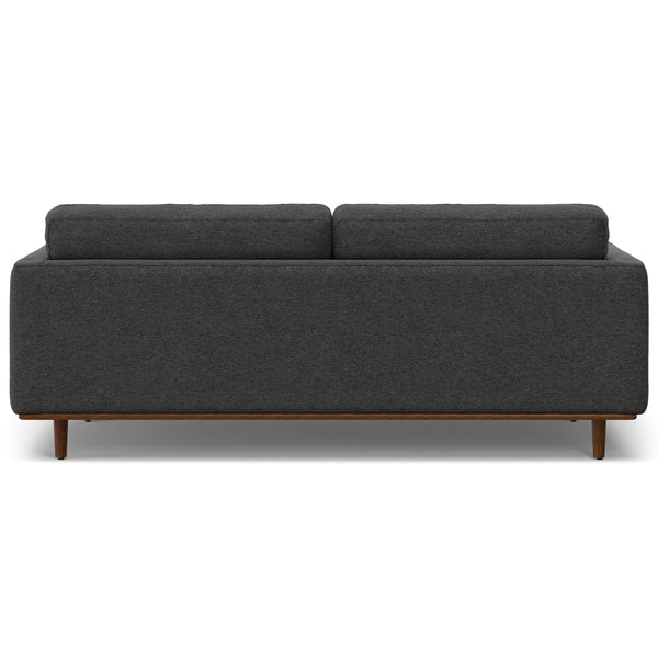 English Elm Morrison 89" Sofa - Charcoal Grey - Handcrafted Mid-Century Modern Comfort With Sustainable Style B136P159631