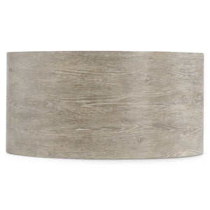 Bernhardt Bernhardt Moda Sculptural Cocktail Table In Aurum Oak Finish With Asymmetrical Low-Profile Design 547017