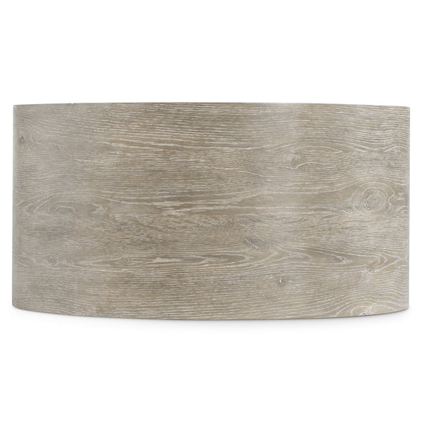 Bernhardt Bernhardt Moda Sculptural Cocktail Table In Aurum Oak Finish With Asymmetrical Low-Profile Design 547017