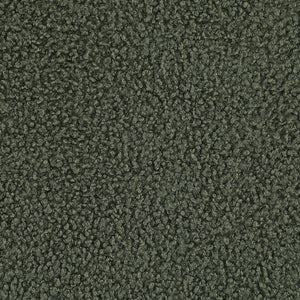 English Elm Corvair Plush Faux Sheepskin Round Storage Ottoman with Hidden Compartment and Natural Wood Feet - Cozy Accent Seat Green B062P299980