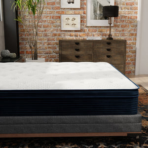 English Elm Hybrid Queen Mattress with Cooling Foam and Zoned Pocketed Coil Support System B047P375331