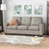 Christopher Knight Home® - Noble House - Bowden Three Seater Sofa With Wood Legs