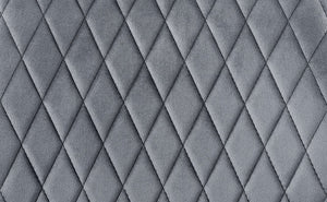 English Elm Modern Velvet Side Chairs Set of 2 — Upholstered Comfort, White Metal Legs, Sleek Dining Accent Piece Dark Gray 26.5 L x 23 W x 20.75 H B011P284952