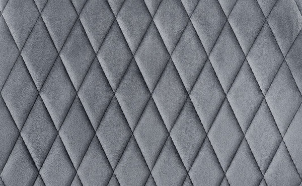 English Elm Modern Velvet Side Chairs Set of 2 — Upholstered Comfort, White Metal Legs, Sleek Dining Accent Piece Dark Gray 26.5 L x 23 W x 20.75 H B011P284952