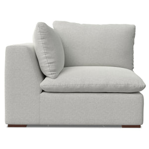 English Elm Jasmine Corner Sofa Module - Plush, Versatile Seating In Cloud Grey With Family-Friendly Comfort B136P199200