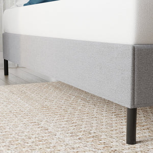 English Elm Knock Down Full Size Mattress Foundation with 1000 Lb Support and Tool Free Setup B337P335246