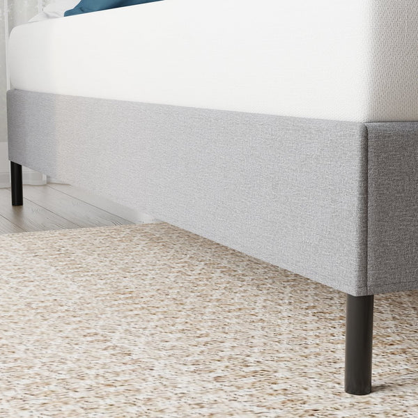 English Elm Knock Down Full Size Mattress Foundation with 1000 Lb Support and Tool Free Setup B337P335246