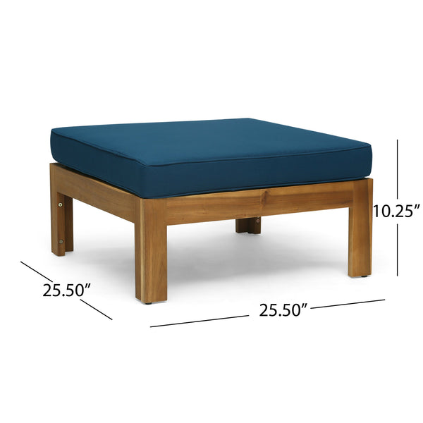English Elm Cambridge Acacia Wood Outdoor L Shaped Sectional Sofa Set with Teak Finish Patio 63705.00DT