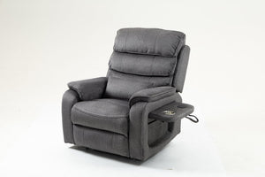 English Elm Lounge Electric Lift Chair With 180° Recline, Massage, Heating, Storage & Wireless Charging Options W547S00058