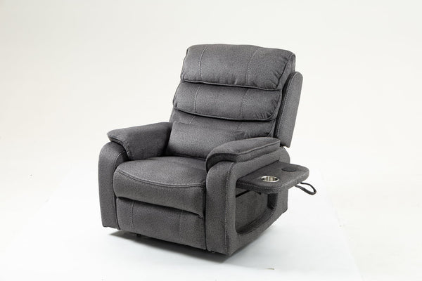 English Elm Lounge Electric Lift Chair With 180° Recline, Massage, Heating, Storage & Wireless Charging Options W547S00058