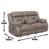 Steve Silver Tyson Manual Console Loveseat TY850CL