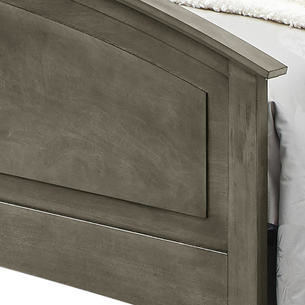 English Elm Versatile Full Bed in Gray - Durable Particleboard, Functional Casual Design, 50"H x 62"W x 77"D Comfort Assembly Required B078S00411