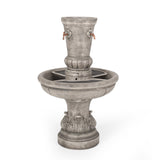 Christopher Knight Home® - Noble House - Frederick Outdoor 4 Spout Fountain, Light Brown