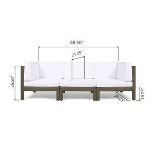 English Elm Oana Low Profile Accent Chair Compact Contemporary Seating for Living Room or Apartment White 64497.00_64498.00_64499.00WHI