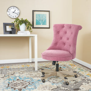 OSP Home Furnishings Hannah Tufted Office Chair Orchid