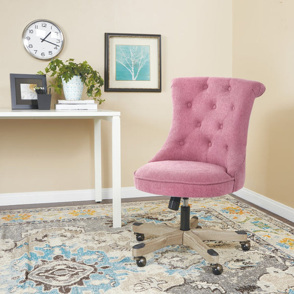 OSP Home Furnishings Hannah Tufted Office Chair Orchid