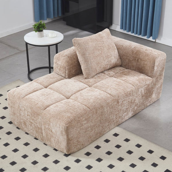English Elm United Chenille Loveseat Sofa - Stylish Modular Sleeper For Small Spaces & Cozy Living Areas W1568P255134-GIGA