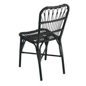 English Elm 9 Piece Outdoor Pe Rattan Dining Set Seats Eight on a Spacious Iron Frame Patio Table N762S000011AAE