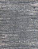 Unique Loom Oasis Calm Machine Made Abstract Rug Gray, Ivory 8' 0" x 10' 0"
