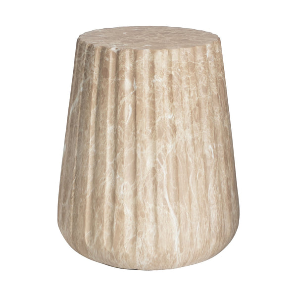 English Elm Christopher Knight Home® - Outdoor Cleme Carved Side Table - Elegant Gold Accent For Indoor/Outdoor Use, Versatile & Durable N773P283510G