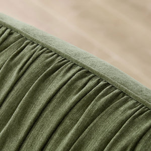 English Elm 145.67'' Mid-Century Green Upholstered Sofa With Right-Facing Chaise For Stylish Living Spaces & Comfort W876S00323