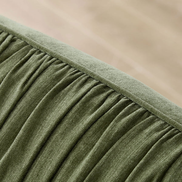 English Elm 145.67'' Mid-Century Green Upholstered Sofa With Right-Facing Chaise For Stylish Living Spaces & Comfort W876S00323