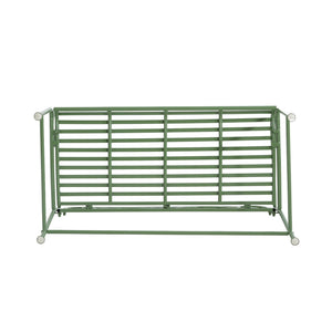 English Elm Christopher Knight Home® - Sunnydaze Iron Garden Bench with 41" Spacious Seating for Two, Timeless Elegant Outdoor Seating Design Matte Green N775P206861G