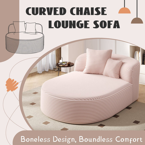 English Elm Swivel Barrel Accent Chair Chenille Tufted Round Club Seat for Living Room Lounge Pink N719S002370P