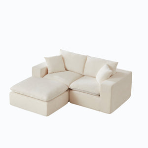 English Elm Modern Chenille Cloud Sofa - Versatile Comfort For Stylish Living Rooms, Apartments & Offices W3396S00044