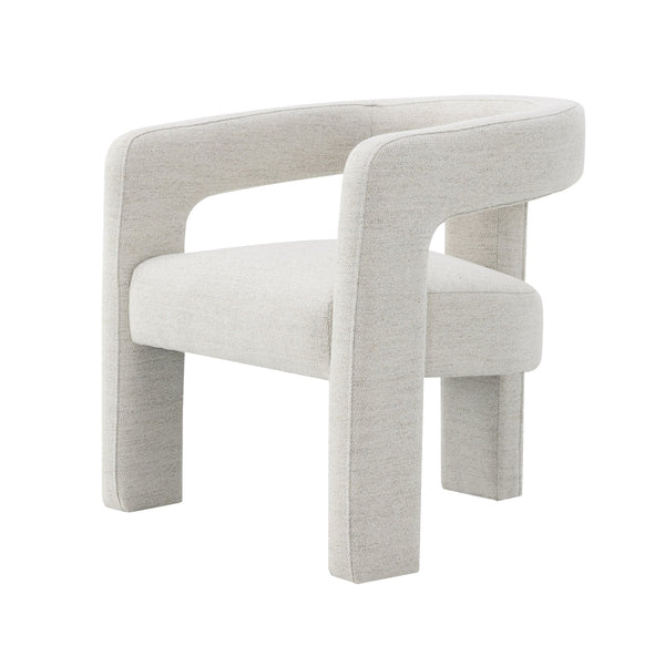 English Elm Jaramillo Modern 5-Piece Dining Set with Upholstered Bouclé Chairs and Durable Synthetic Wood Table, Seats 4 Beige,Espresso 83 L x 43 W x 8 H B2726S00298