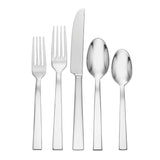 Lenox Oneida Aero 5 Piece Fine Flatware Place Setting, Service for 1 Metallic, STAINLESS METAL T634005A