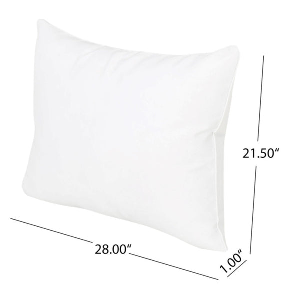 English Elm Christopher Knight Home® - ANTIBES Plush Outdoor Club Chair Cushions Set - Ergonomic Back & Seat Support, Water-Resistant Fabric White N775P270382W