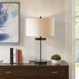 INK+IVY Macon  Glass Cylinder Table Lamp MP153-0179 Clear