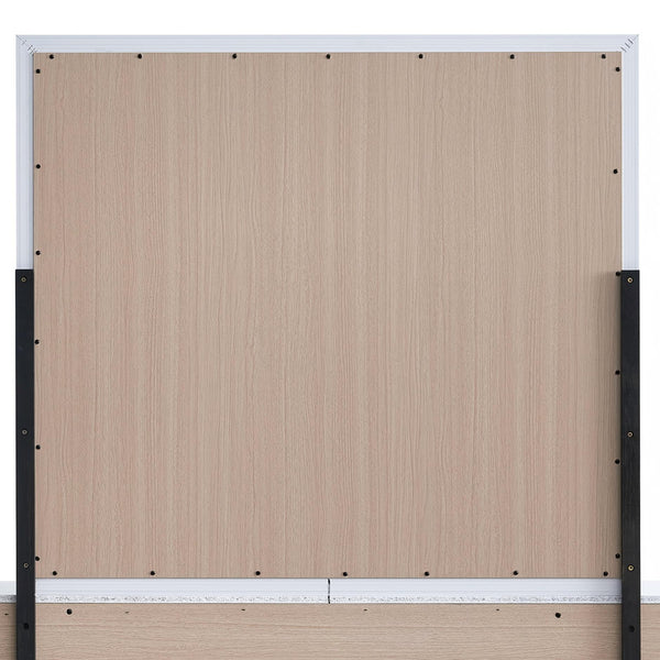 English Elm Glasgow Contemporary Dresser Mirror with Low-Distortion Glass and Sleek Frame for Modern Bedrooms White 39 L x 42 W x 3 H B078P349549