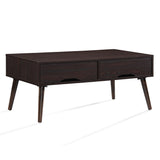 Christopher Knight Home® - Noble House - Noemi Mid Century Modern Walnut Finished Fiberboard Coffee Table