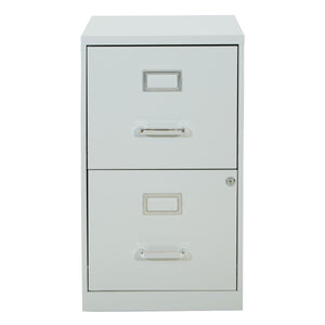OSP Home Furnishings Metal File Cabinet Grey